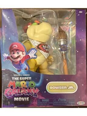 Brand New Jakks Pacific Super Mario Galaxy Movie Bowser Jr. 5” Figure
